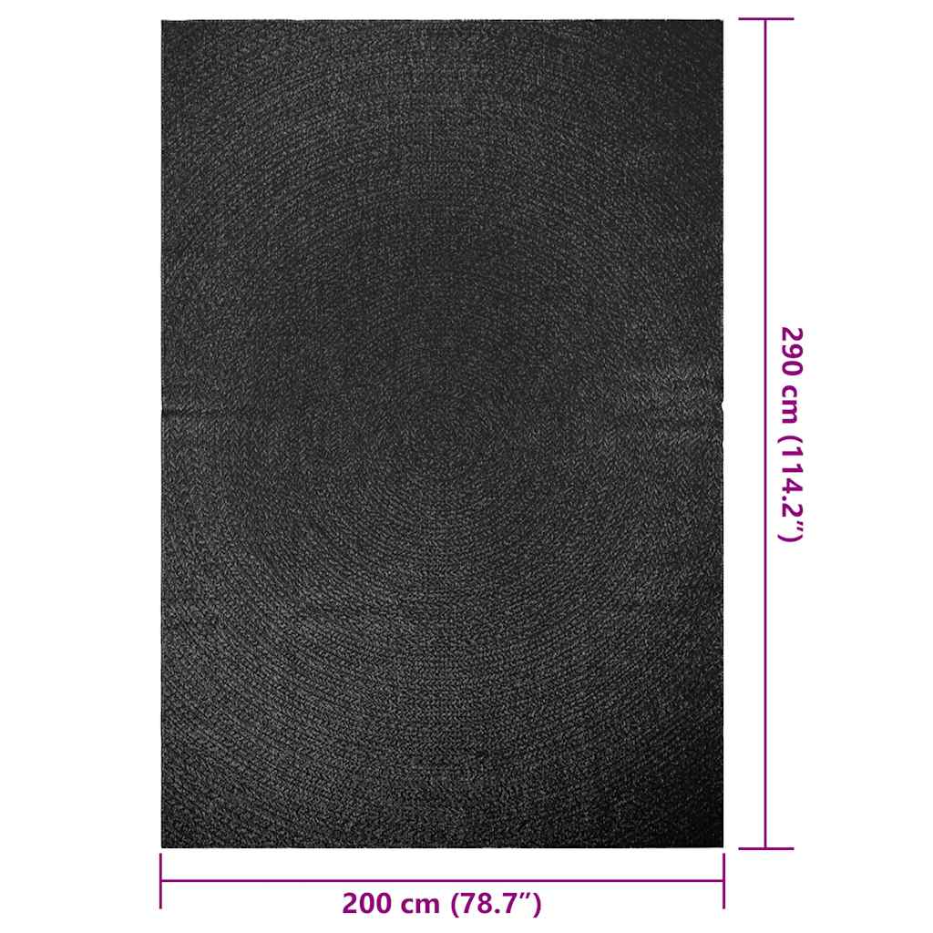 Kilimas ZIZUR, 200x290 cm, džiuto imitacija, vidaus ir lauko