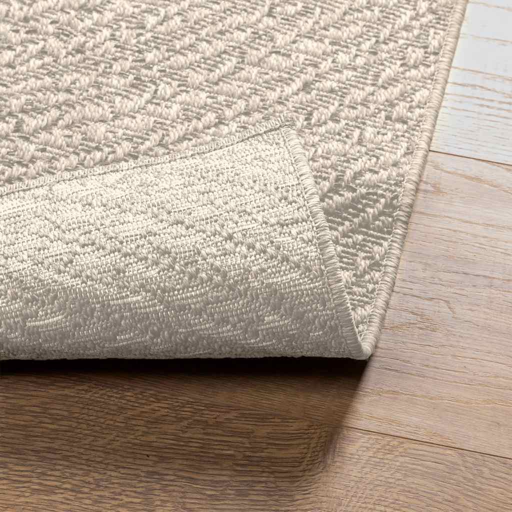ZIZUR rug, 240x240 cm, jute imitation, indoor and outdoor