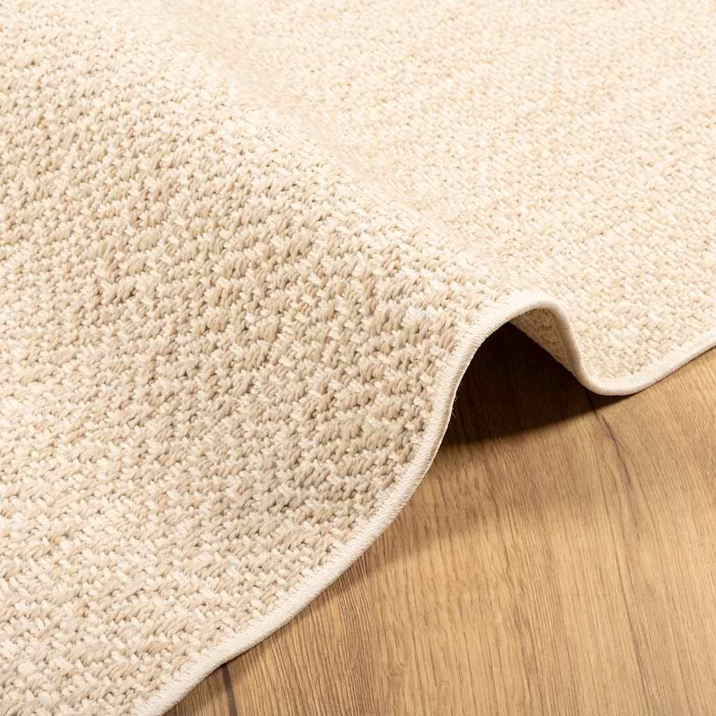 Rug ZIZUR, 120x120 cm, jute imitation, indoor and outdoor