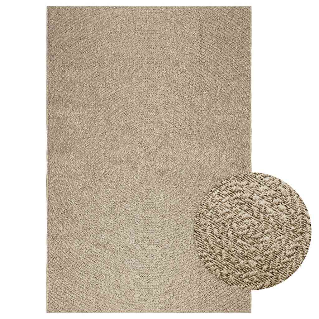 Rug ZIZUR, 160x230 cm, jute imitation, indoor and outdoor