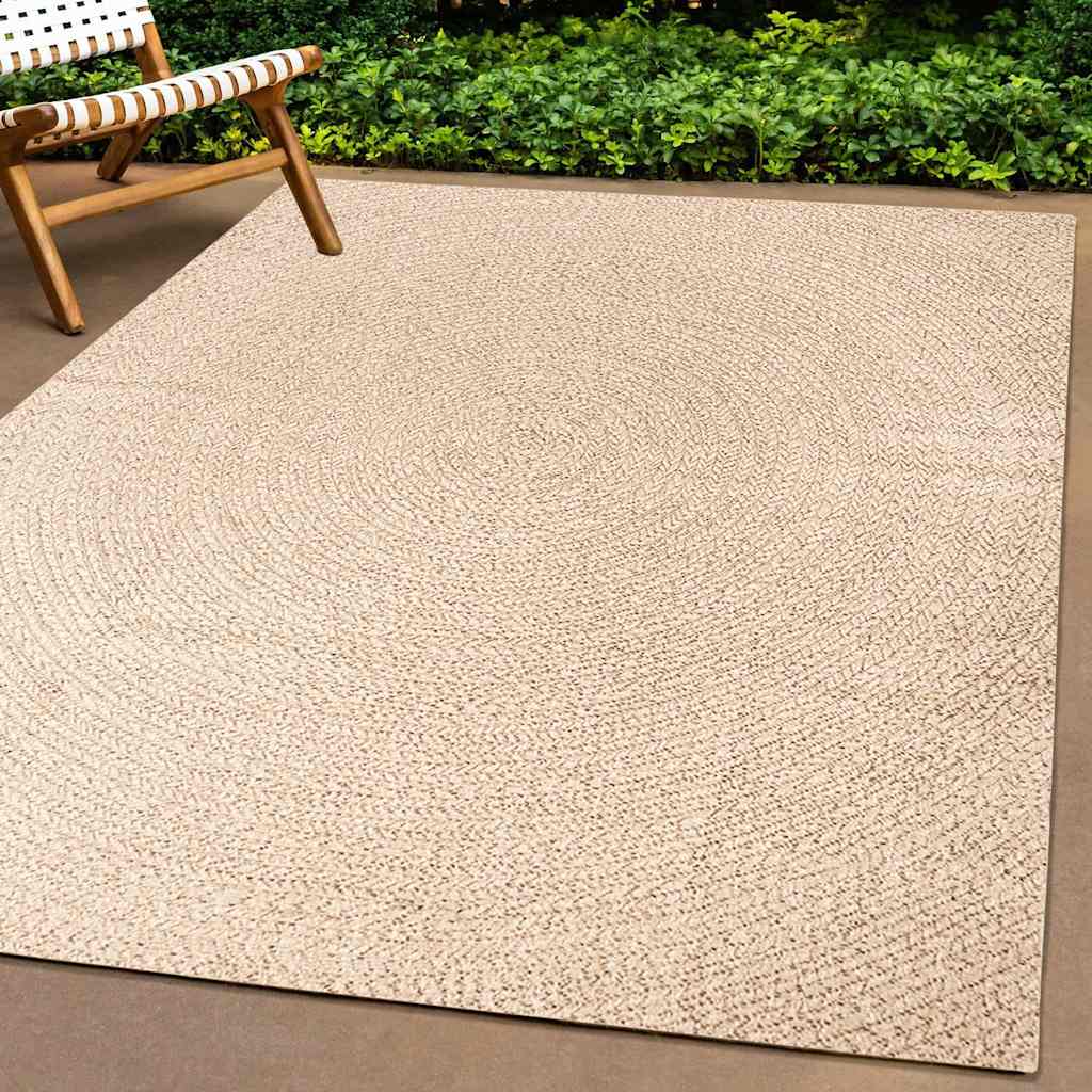 Rug ZIZUR, 160x230 cm, jute imitation, indoor and outdoor