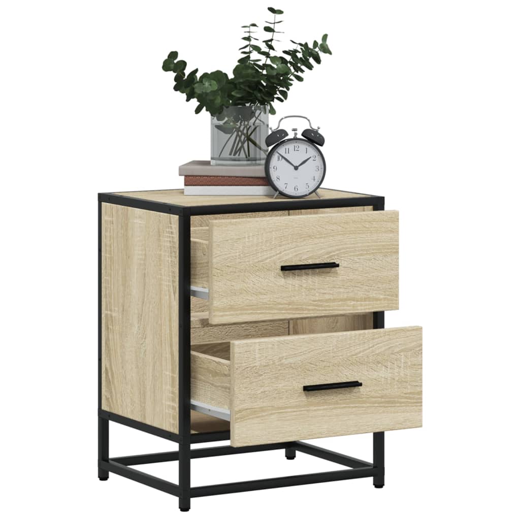 Bedside tables, 2 pcs., Sonoma oak, 40x31x50cm, wood