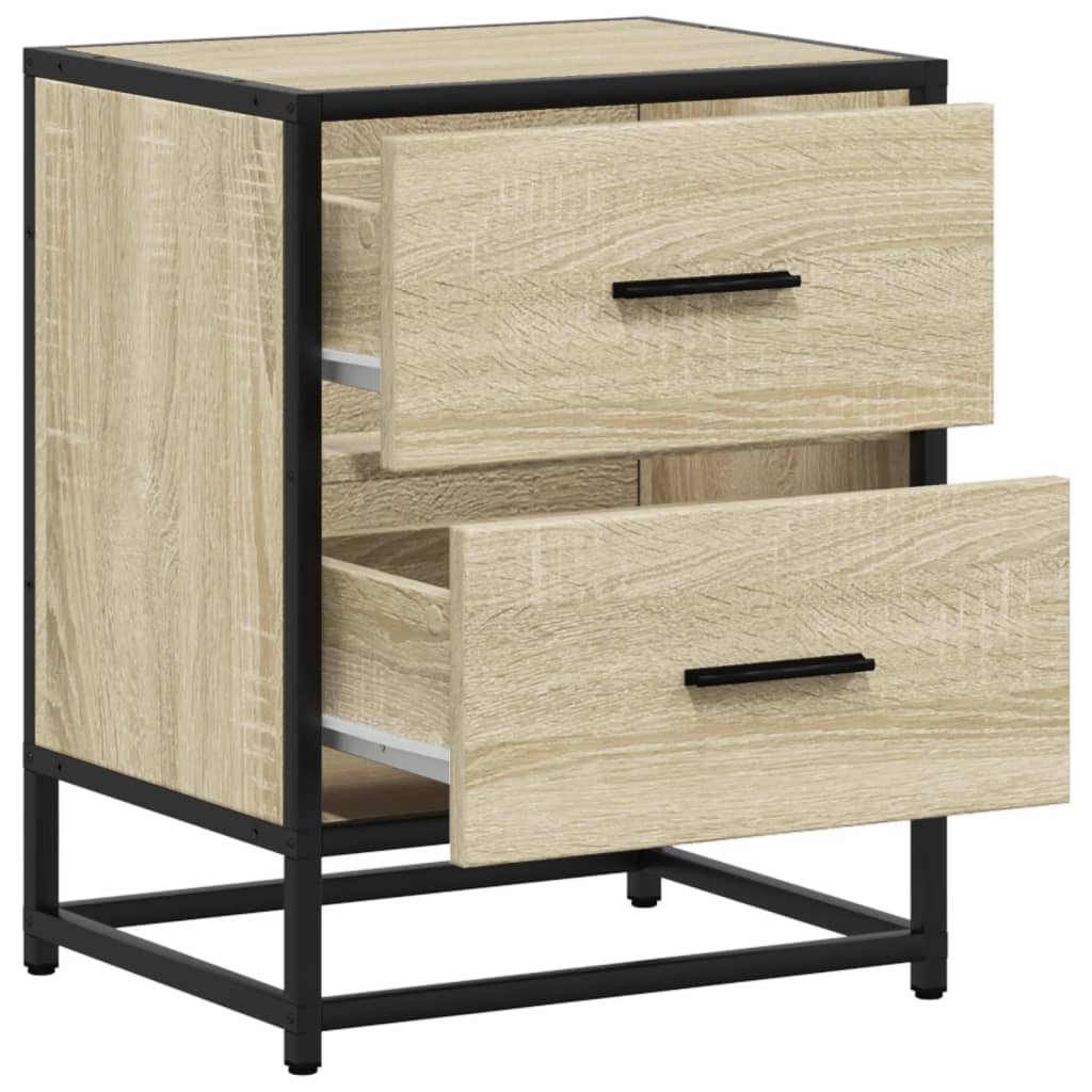 Bedside tables, 2 pcs., Sonoma oak, 40x31x50cm, wood