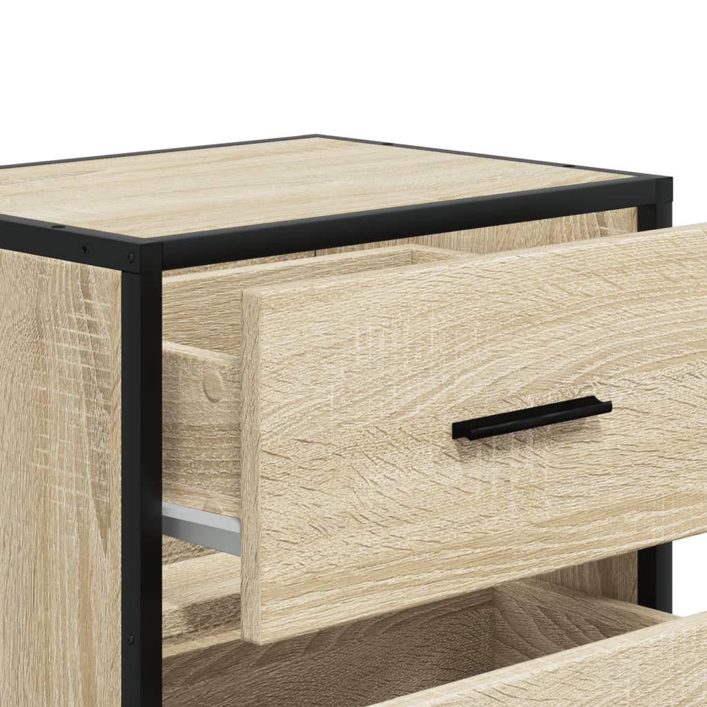 Bedside tables, 2 pcs., Sonoma oak, 40x31x50cm, wood