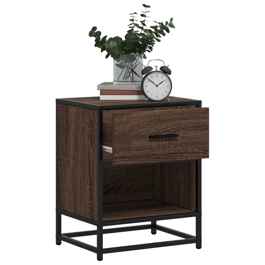 Nightstands, 2 pcs., brown oak, 40x31x50cm, wood
