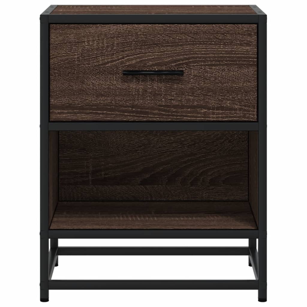 Nightstands, 2 pcs., brown oak, 40x31x50cm, wood