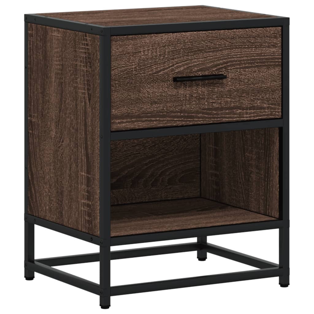Nightstands, 2 pcs., brown oak, 40x31x50cm, wood
