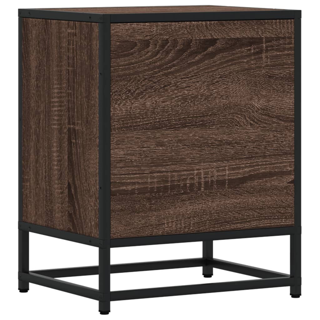 Nightstands, 2 pcs., brown oak, 40x31x50cm, wood