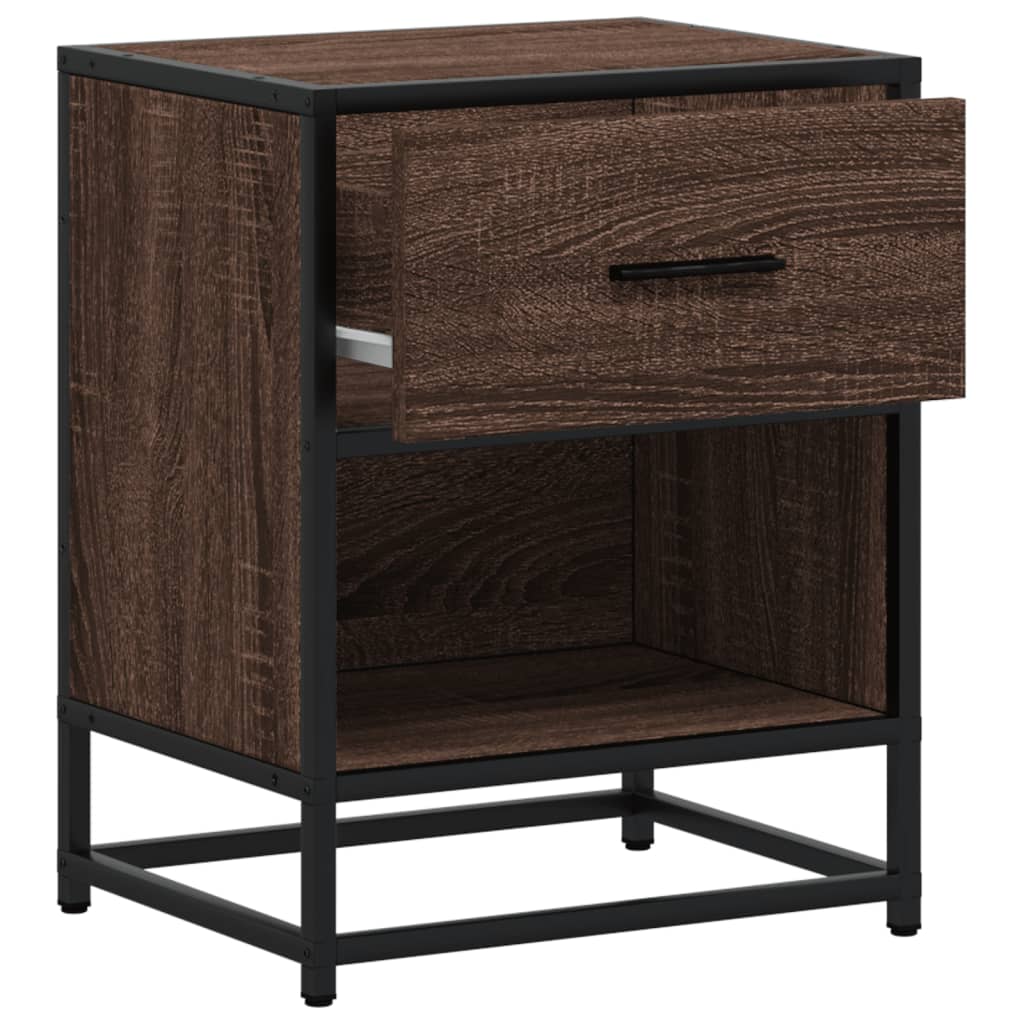 Nightstands, 2 pcs., brown oak, 40x31x50cm, wood