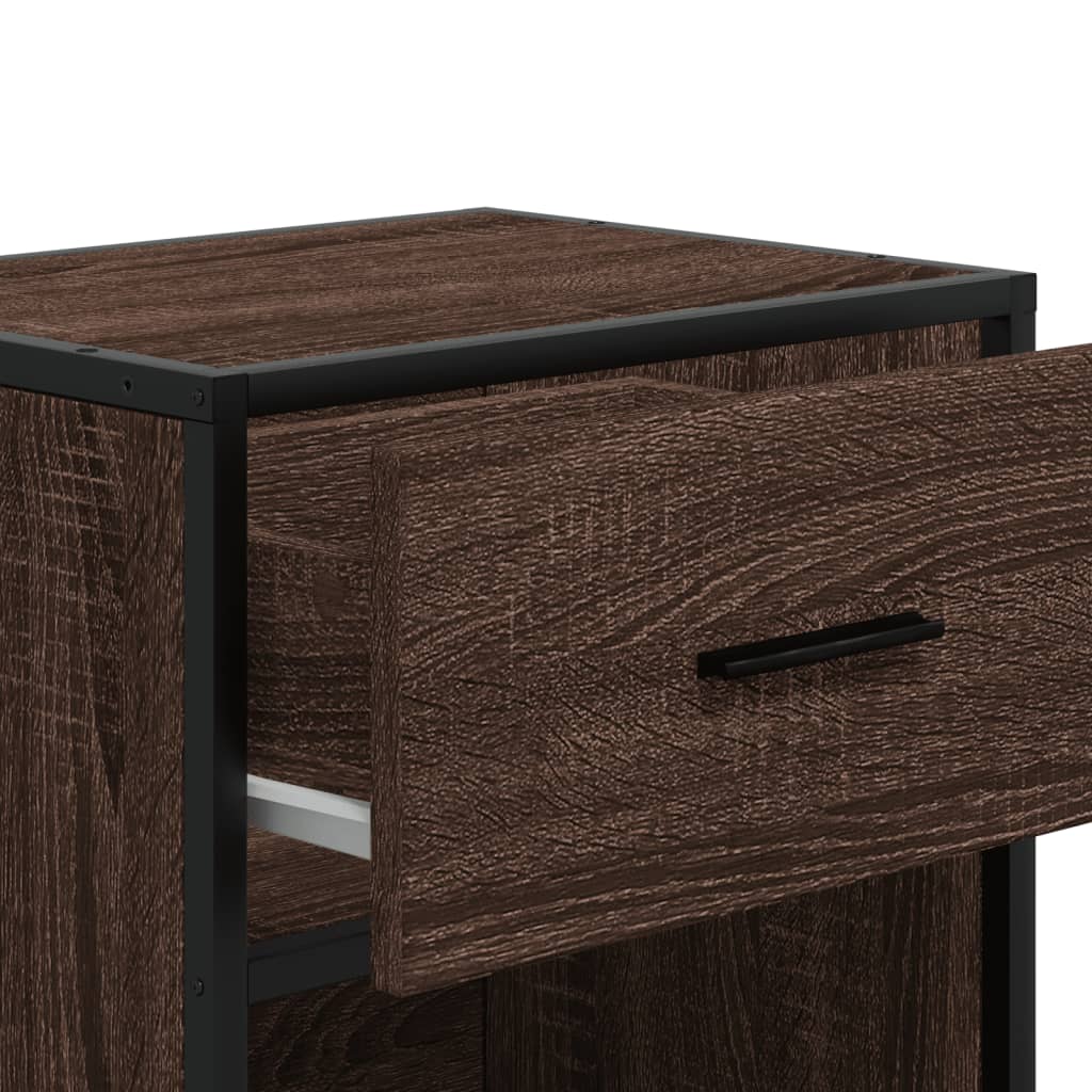 Nightstands, 2 pcs., brown oak, 40x31x50cm, wood
