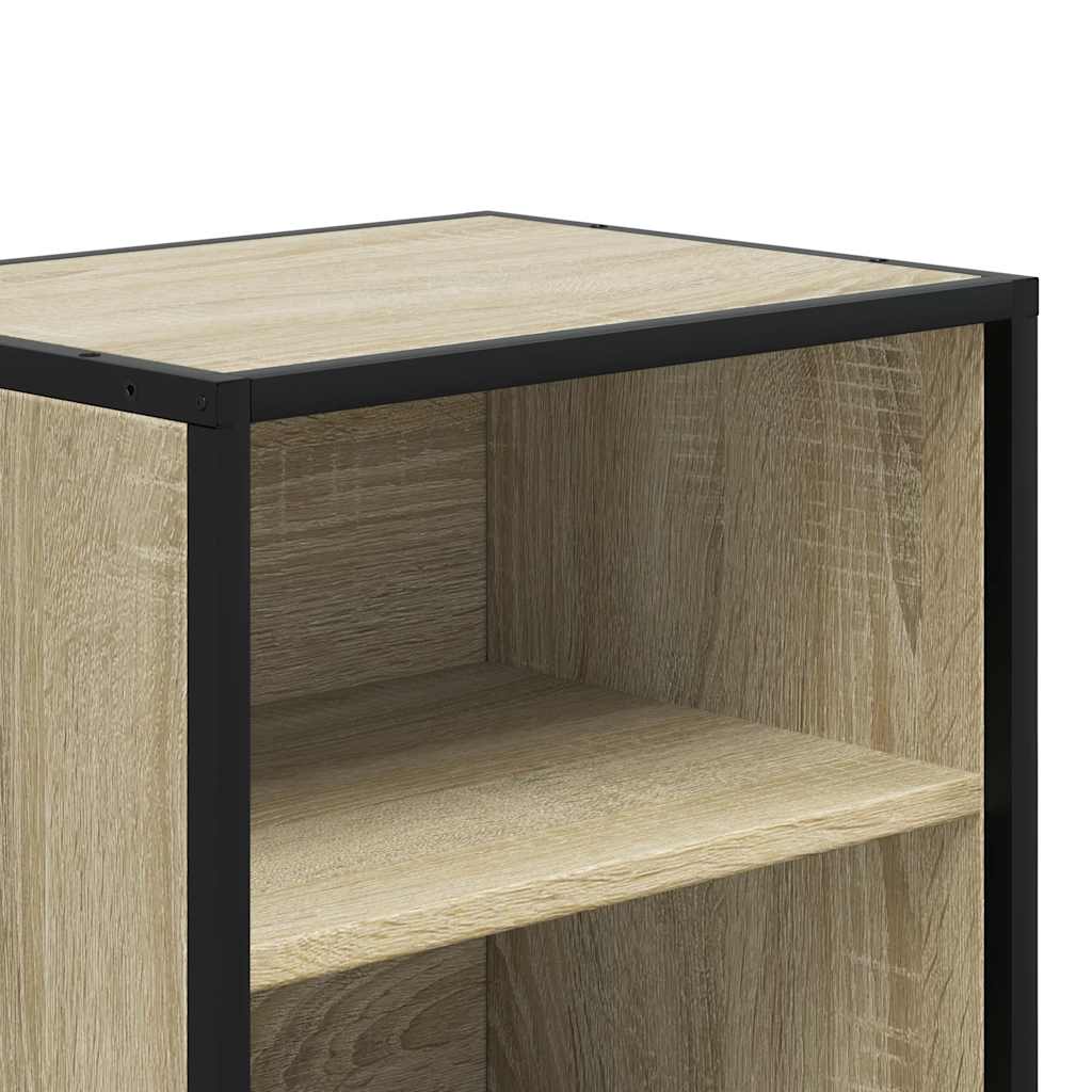 Bedside cabinet Sonoma oak 40x31x50 cm Wood and metal
