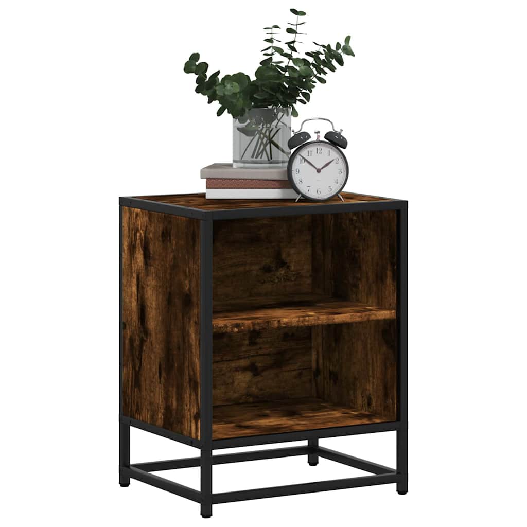 Bedside cabinets 2 pcs Smoked oak 40x31x50 cm