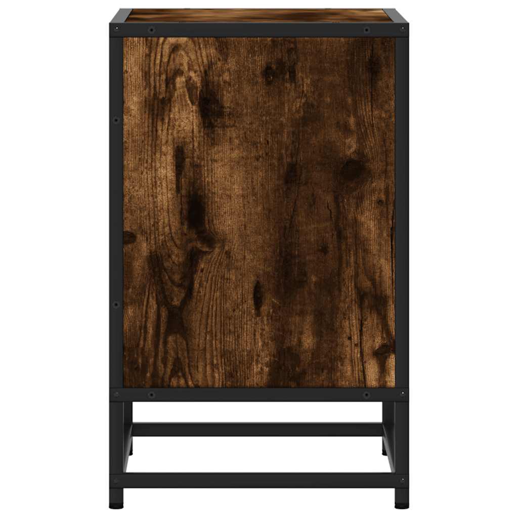 Bedside cabinets 2 pcs Smoked oak 40x31x50 cm