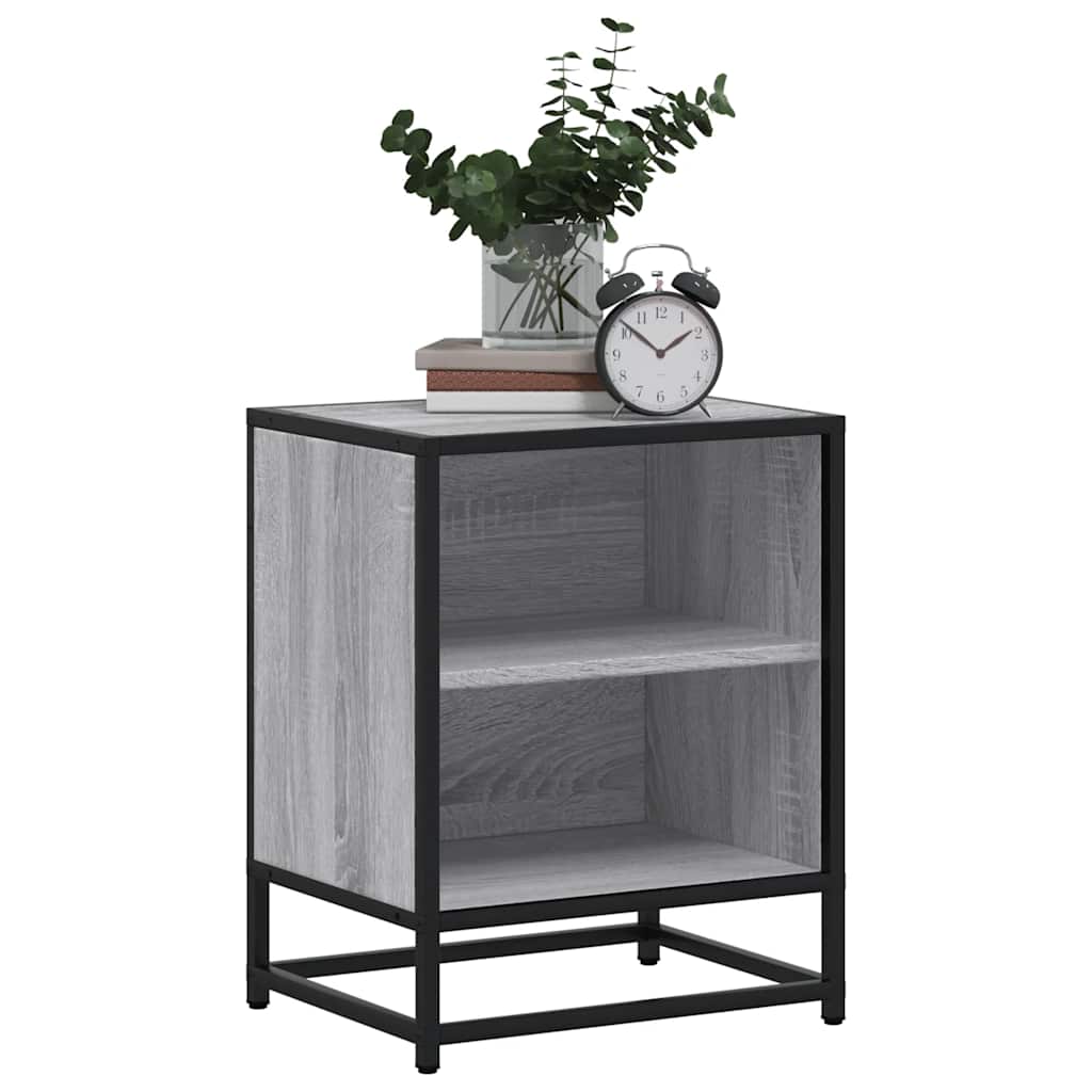 Nightstands 2 pcs Gray Sonoma 40x31x50 cm