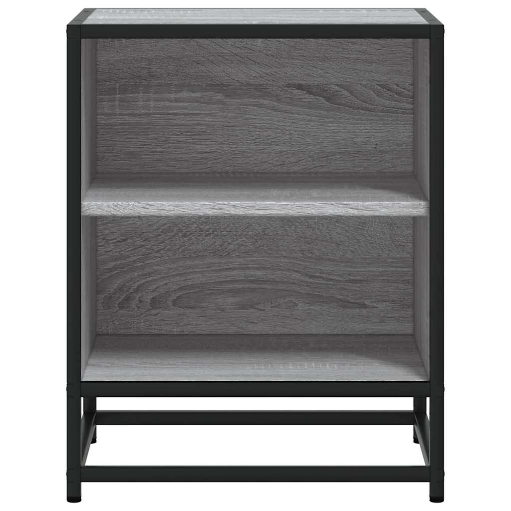 Nightstands 2 pcs Gray Sonoma 40x31x50 cm