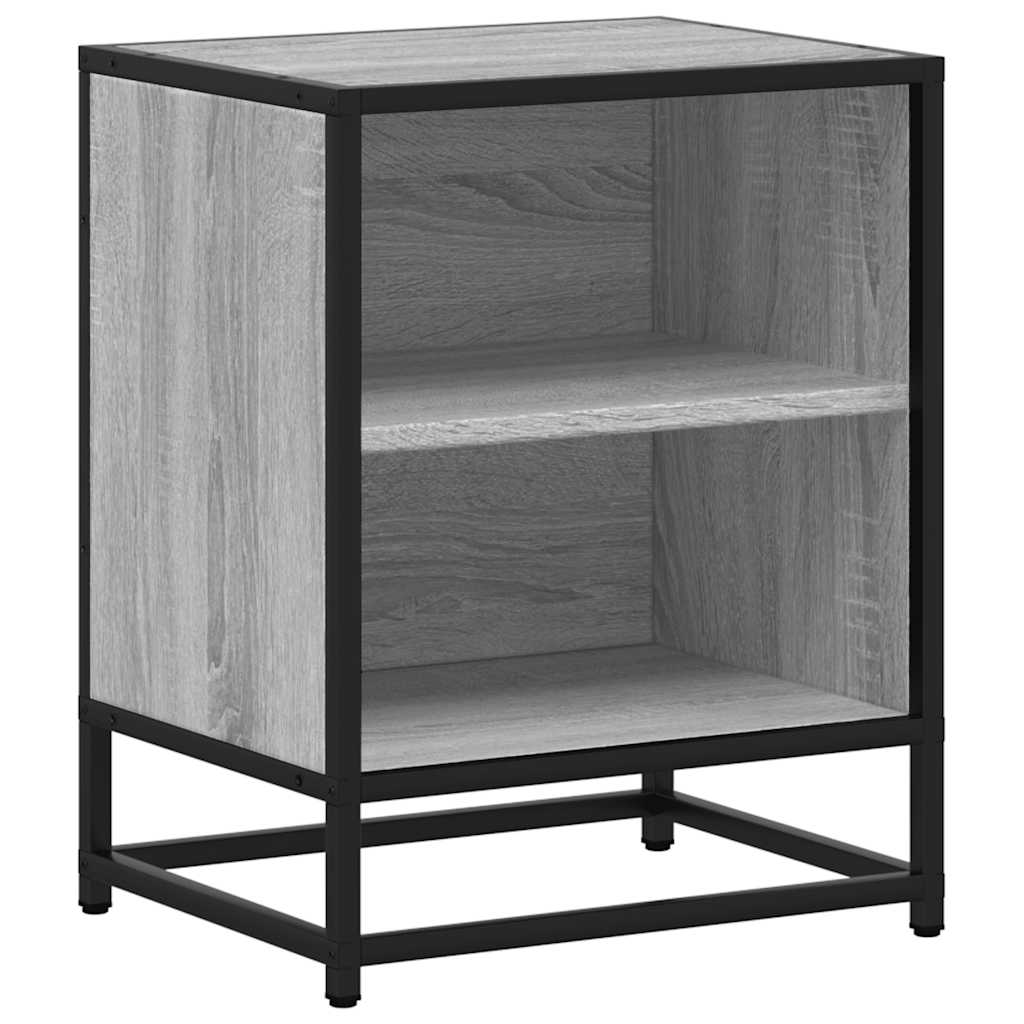 Nightstands 2 pcs Gray Sonoma 40x31x50 cm