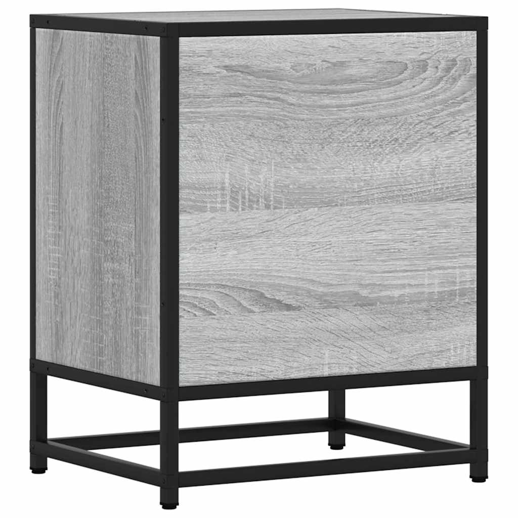 Nightstands 2 pcs Gray Sonoma 40x31x50 cm