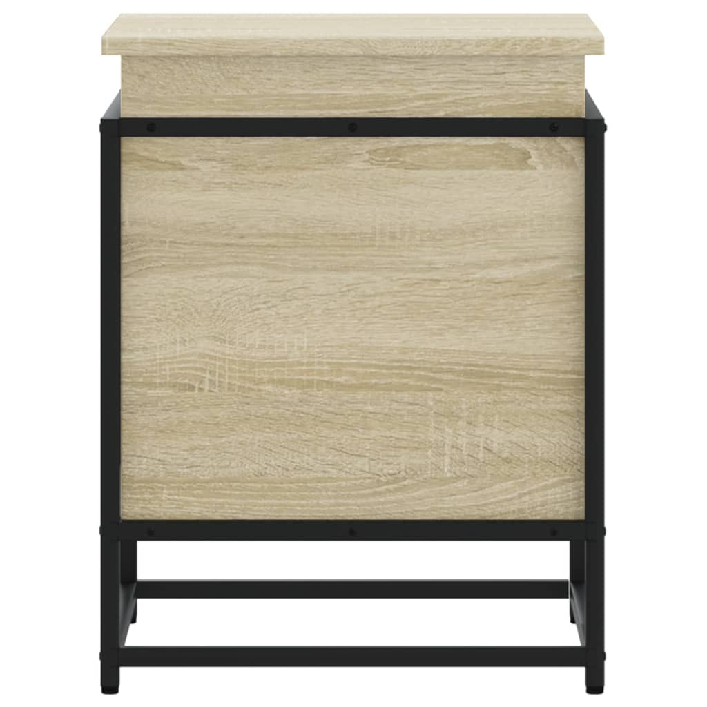 Box with lid, oak, 40x40x51.5cm, processed wood