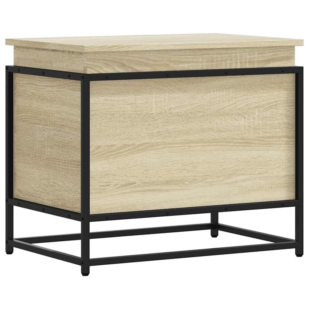 Trunk with lid, oak, 60x40x51.5cm, treated wood