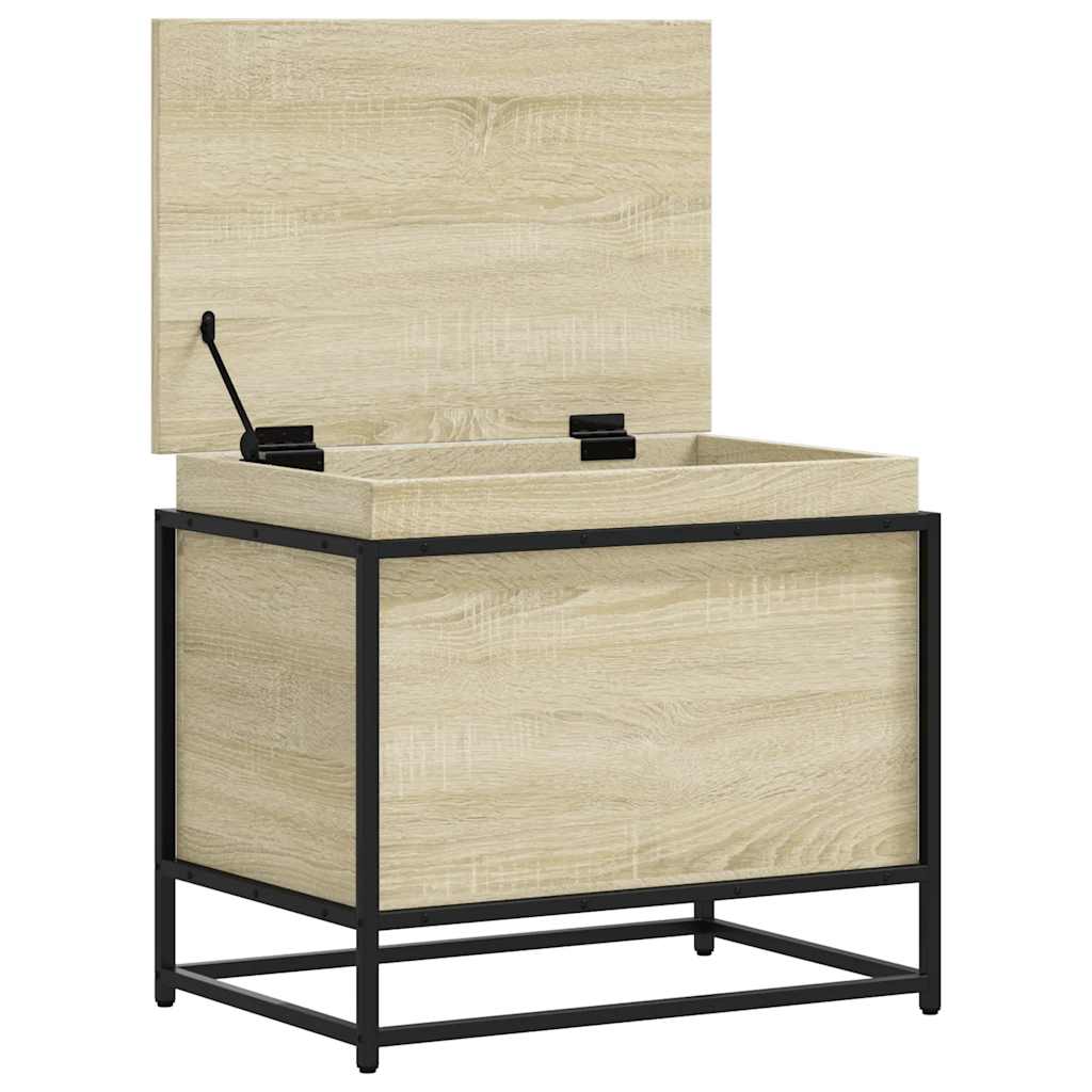 Trunk with lid, oak, 60x40x51.5cm, treated wood