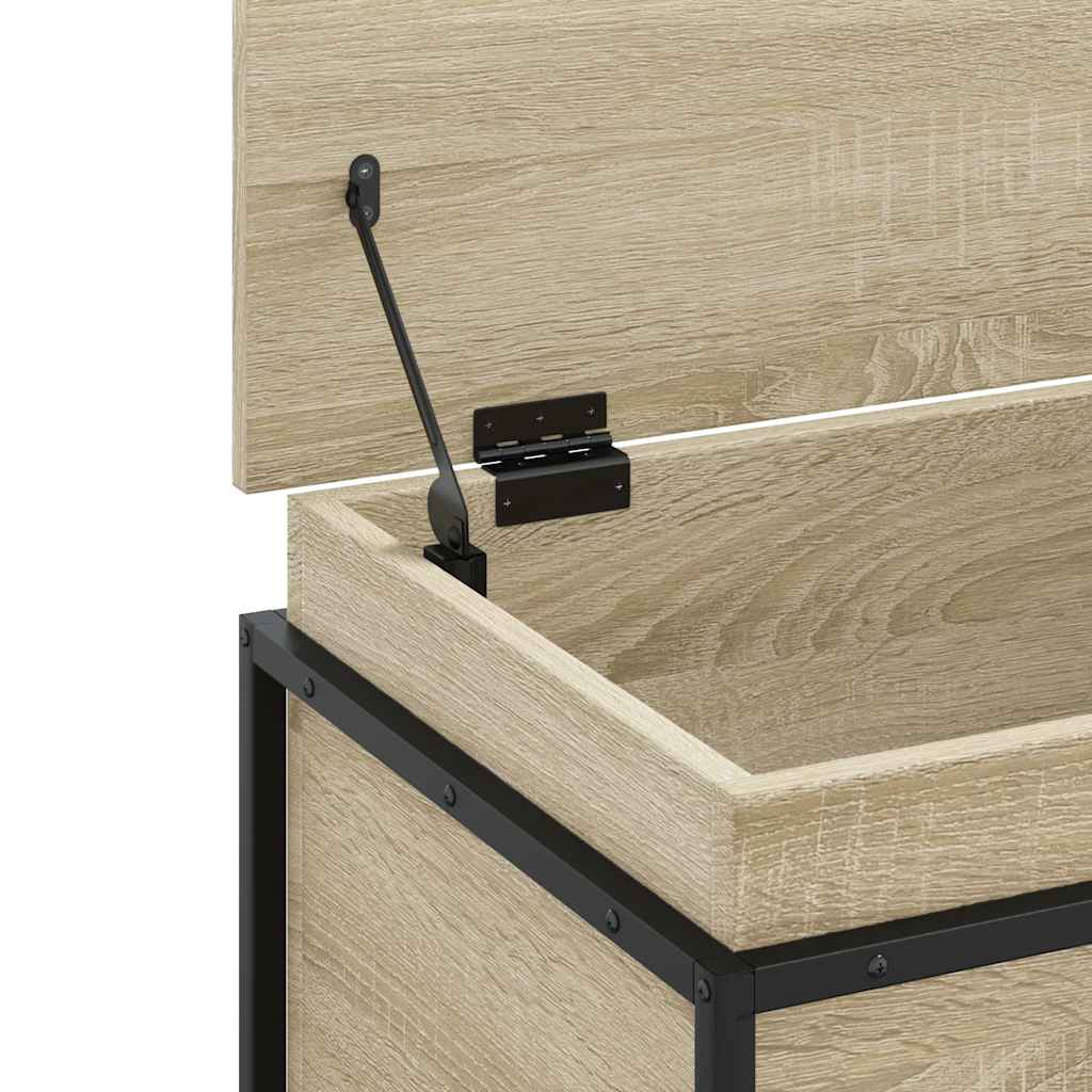 Trunk with lid, oak, 60x40x51.5cm, treated wood