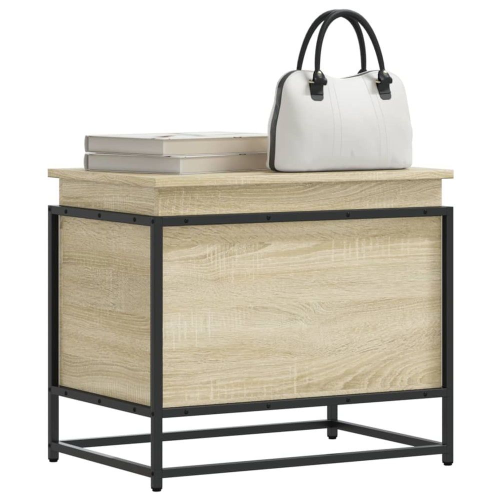 Trunk with lid, oak, 60x40x51.5cm, treated wood