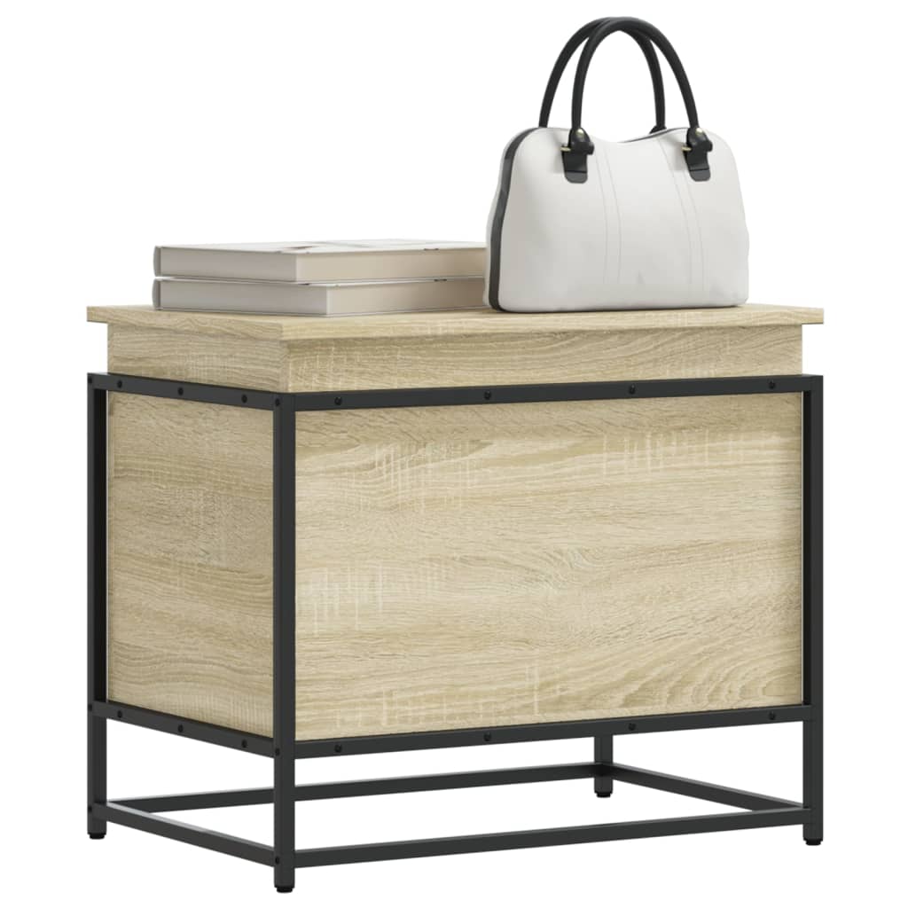 Trunk with lid, oak, 60x40x51.5cm, treated wood