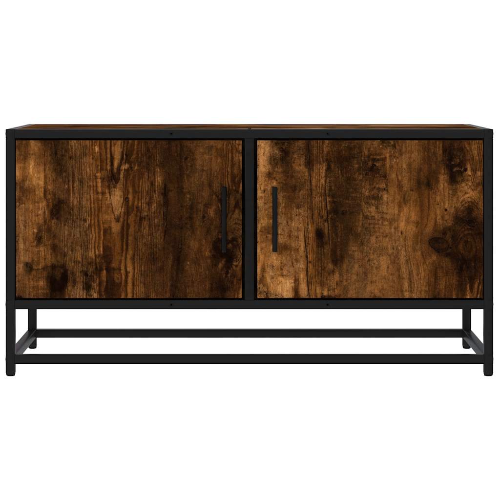 TV skapītis, dūmakains, 80x34,5x40cm, koks/metāls