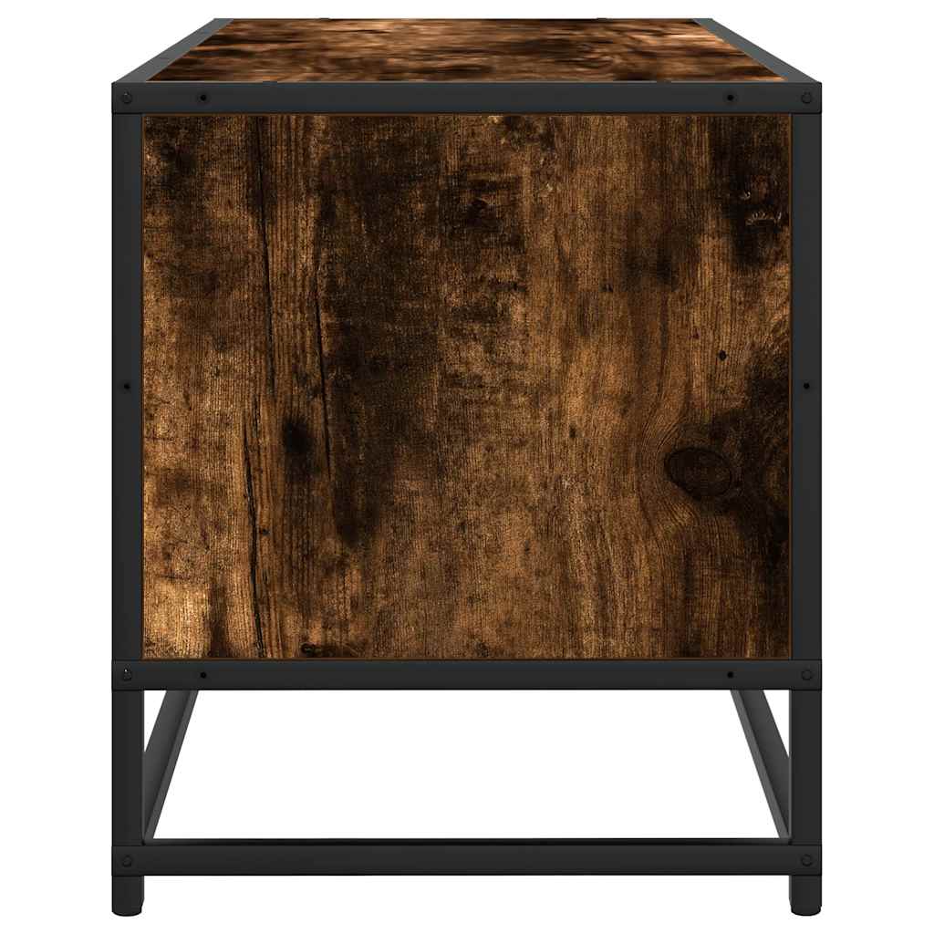 TV skapītis, dūmakains, 80x34,5x40cm, koks/metāls