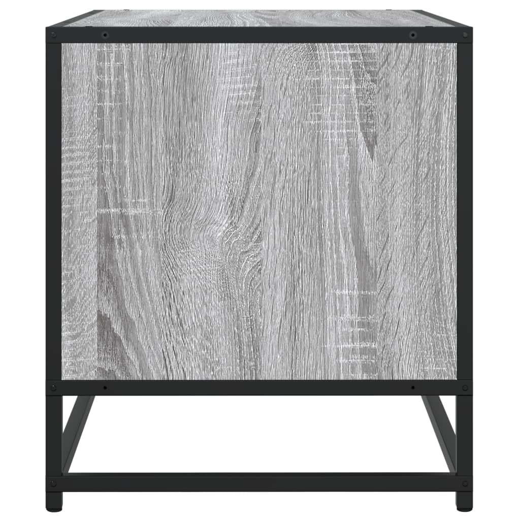 Televizoriaus spintelė, pilka, 91x40x46cm, mediena ir metalas