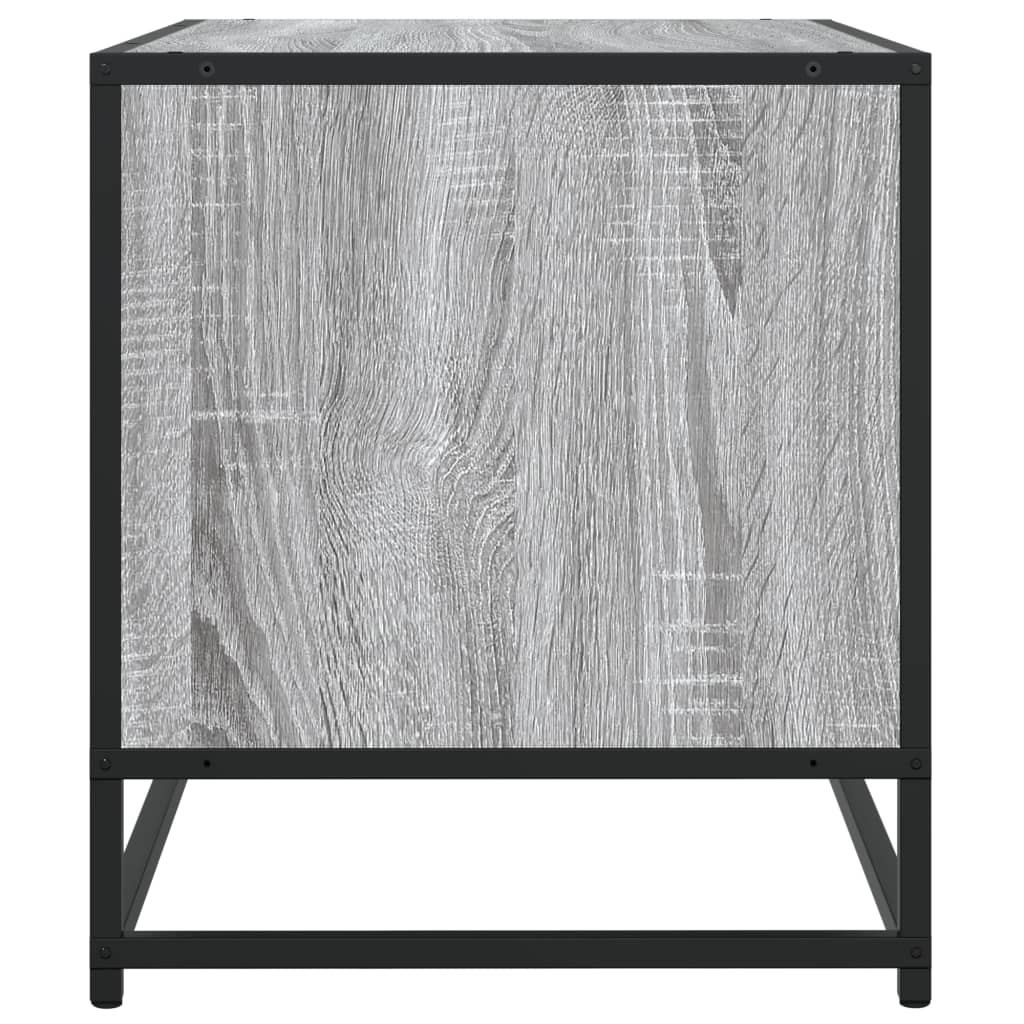 Televizoriaus spintelė, pilka, 120,5x40x46cm, mediena/metalas