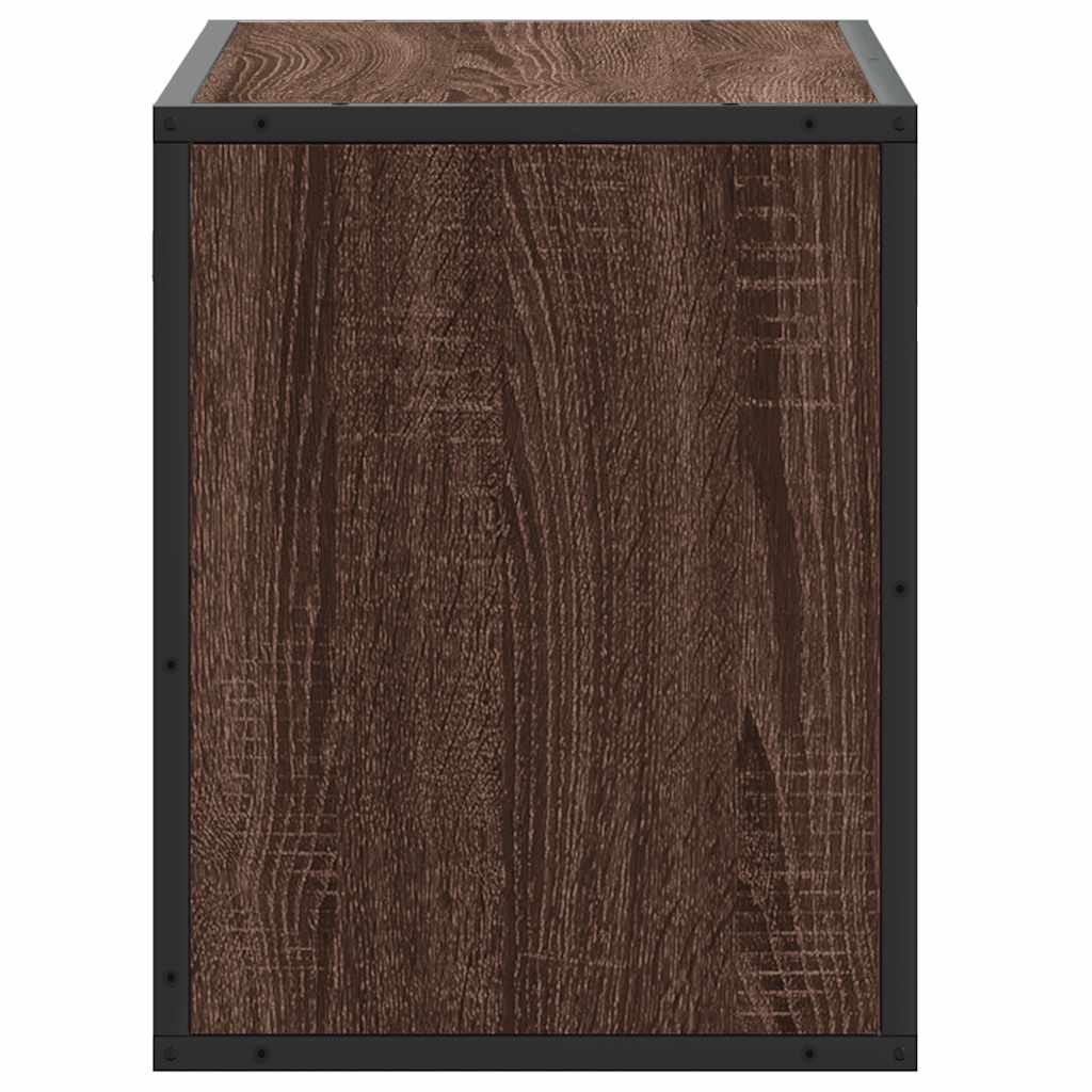 Televizoriaus spintelė, ruda, 60x31x39,5cm, mediena/metalas
