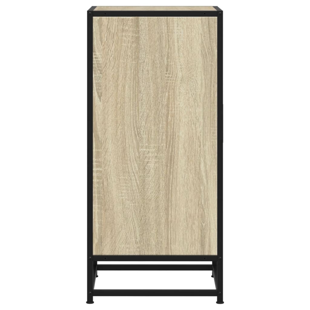 Sideboard, Sonoma Oak, 35.5x35x76cm, wood/metal