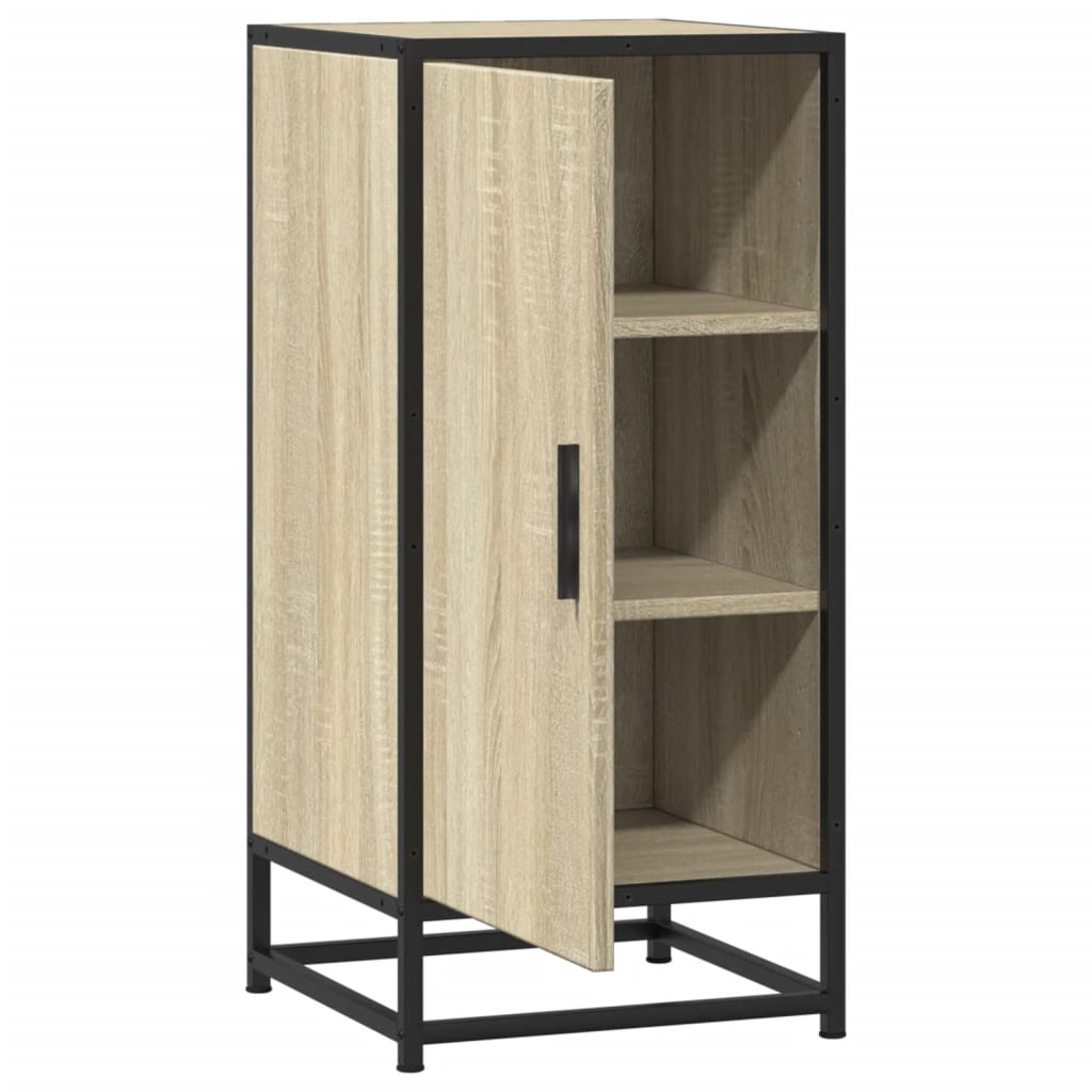 Sideboard, Sonoma Oak, 35.5x35x76cm, wood/metal