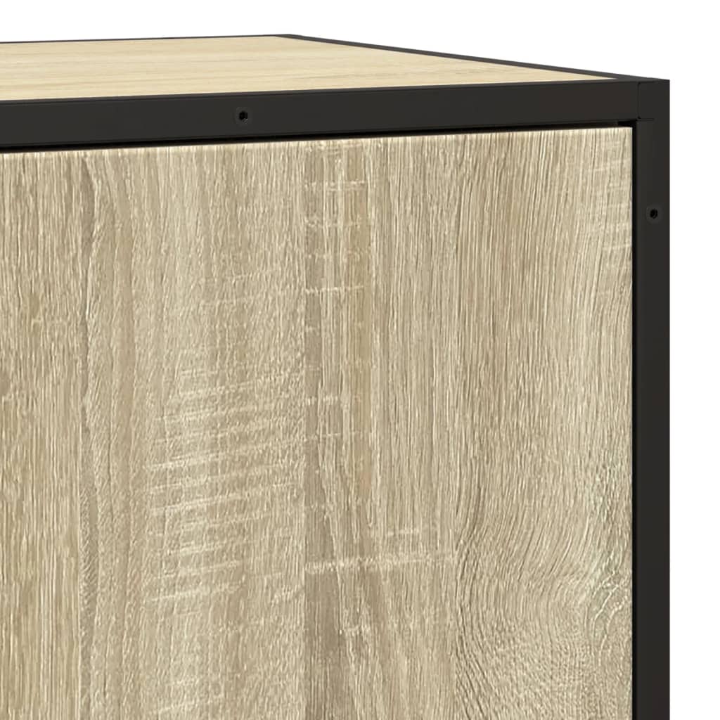 Sideboard, Sonoma Oak, 35.5x35x76cm, wood/metal