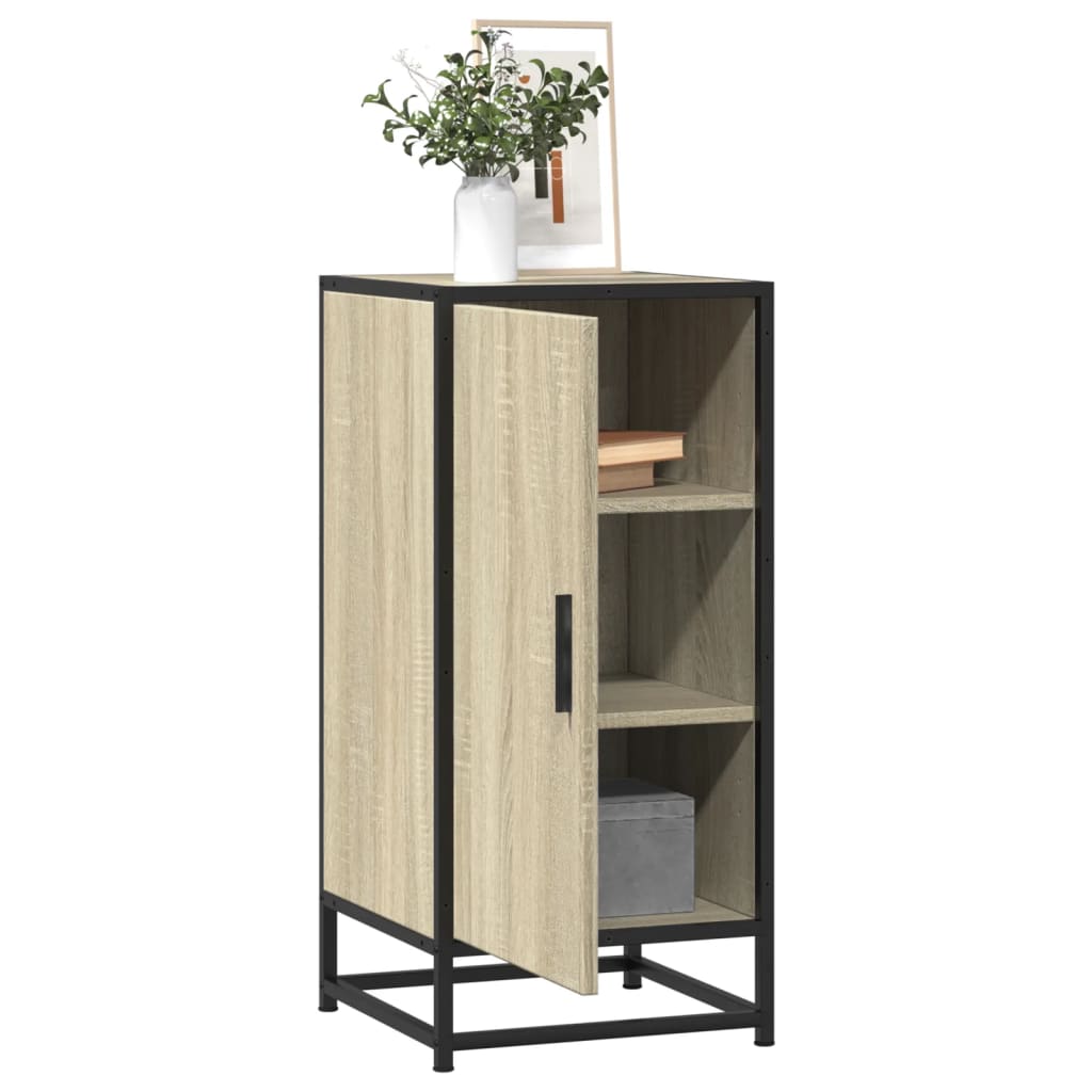 Sideboard, Sonoma Oak, 35.5x35x76cm, wood/metal