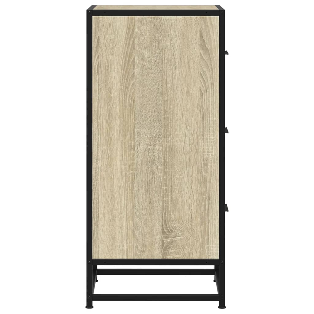 Sideboard, Sonoma Oak, 35.5x35x76cm, wood/metal
