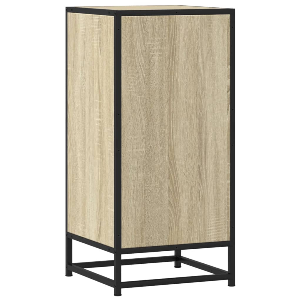 Sideboard, Sonoma Oak, 35.5x35x76cm, wood/metal
