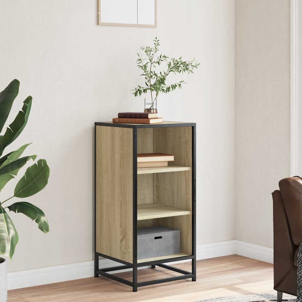 Sideboard, Sonoma Oak, 35.5x35x76cm, wood/metal