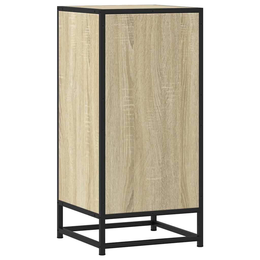 Sideboard, Sonoma Oak, 35.5x35x76cm, wood/metal