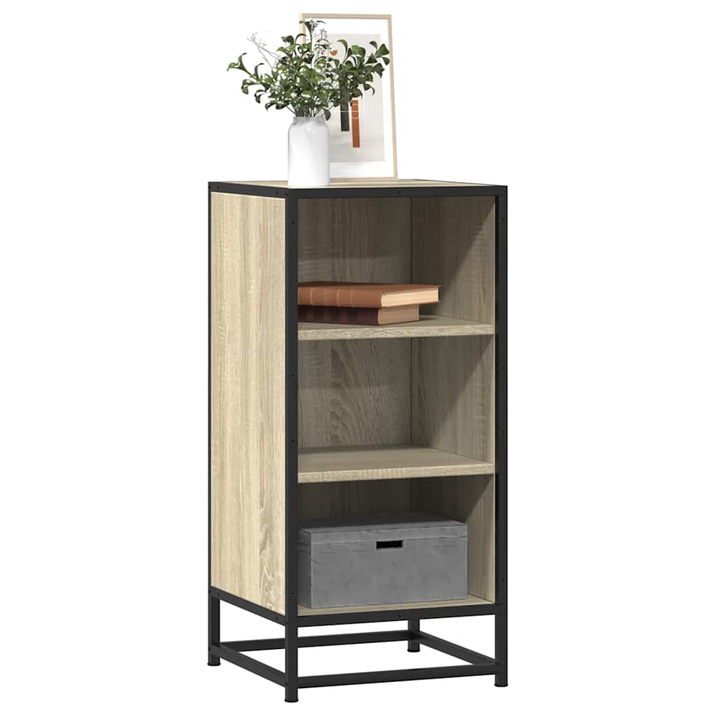 Sideboard, Sonoma Oak, 35.5x35x76cm, wood/metal