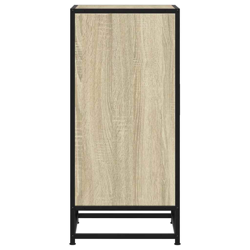 Sideboard, Sonoma oak, 35.5x35x76cm, wood/metal