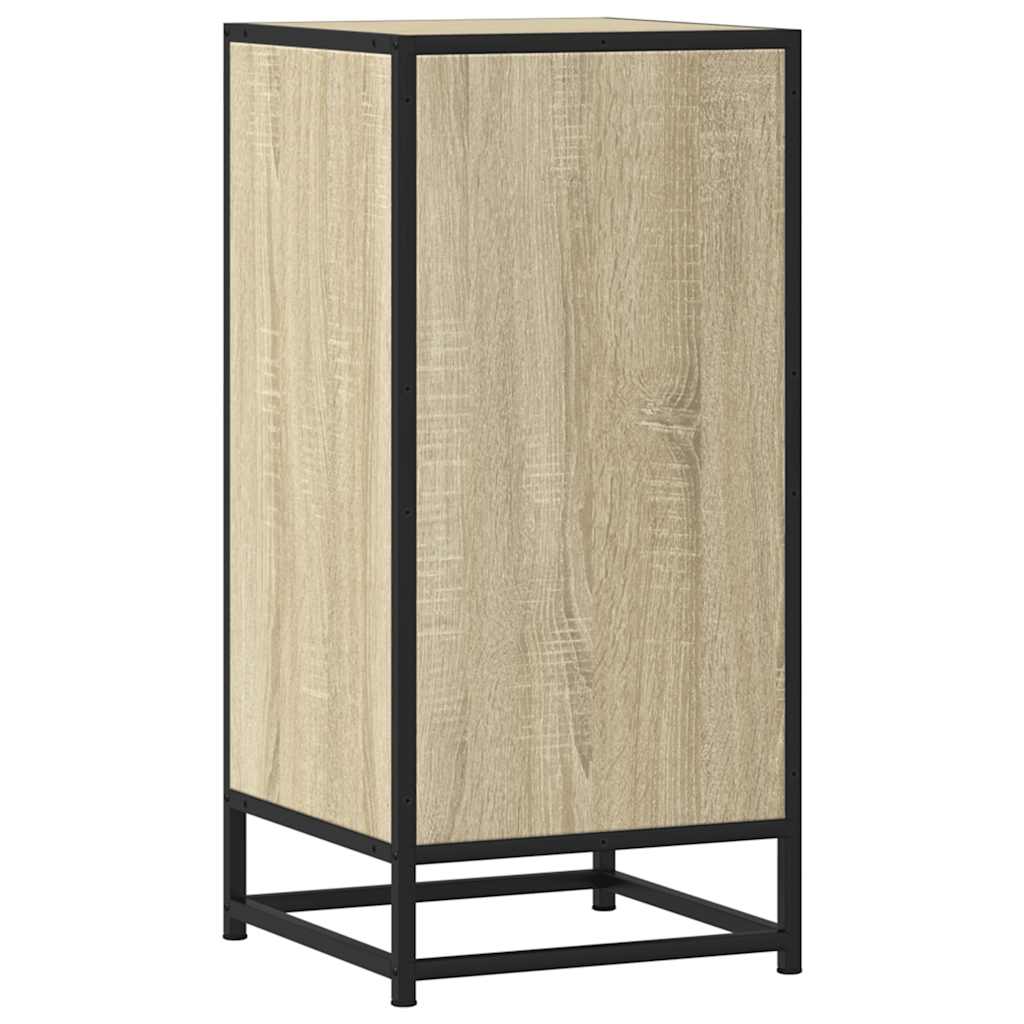 Sideboard, Sonoma oak, 35.5x35x76cm, wood/metal