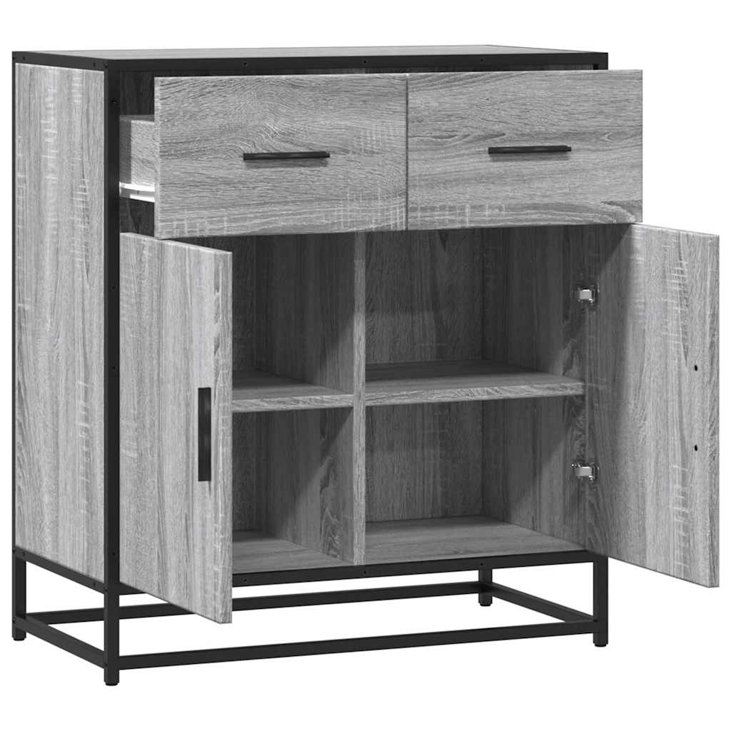 indauja Pilka Sonoma 68x35x76 cm Inžinierinė mediena