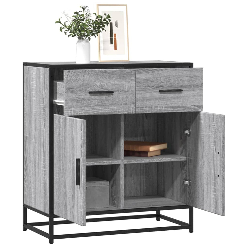 indauja Pilka Sonoma 68x35x76 cm Inžinierinė mediena