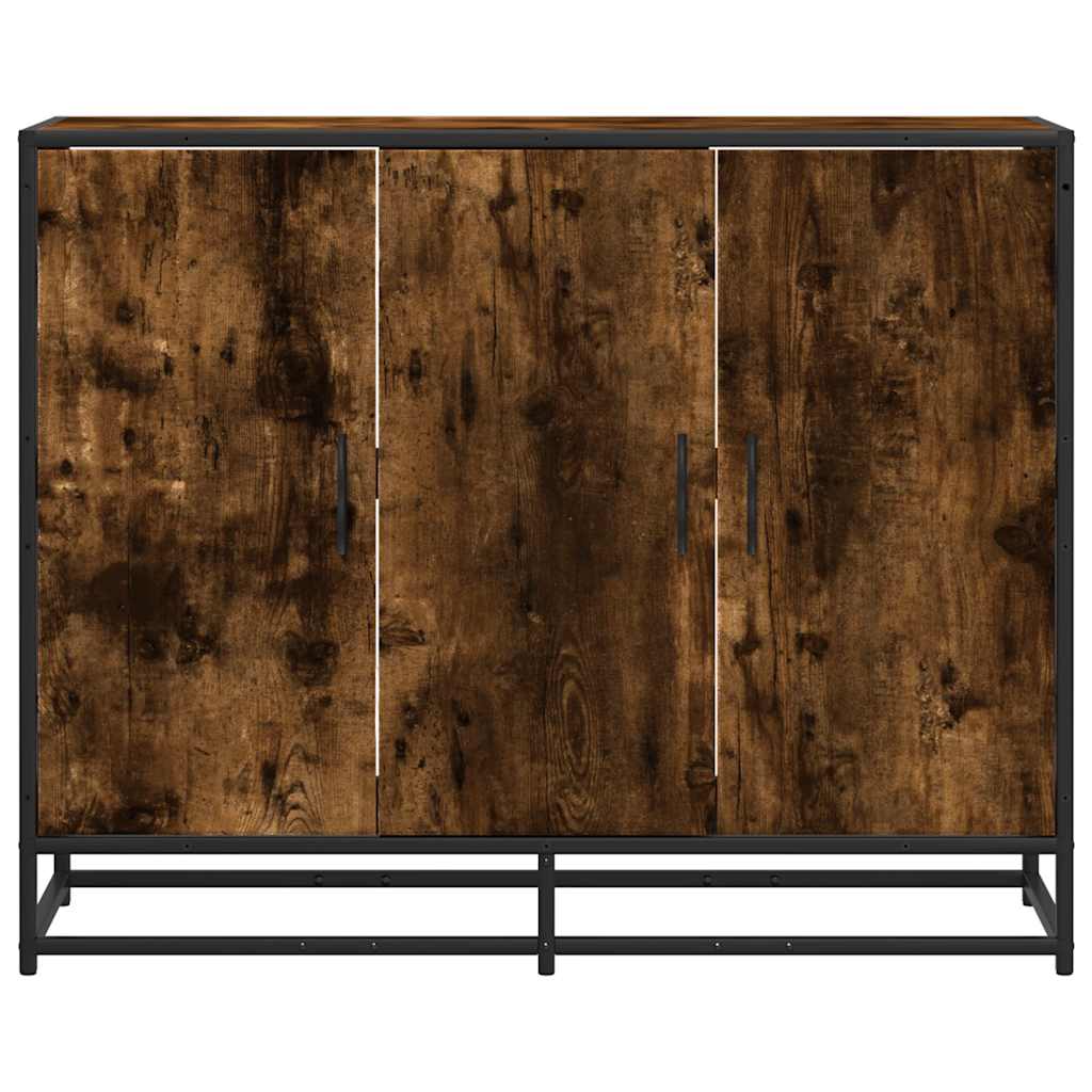 indauja rūkytas ąžuolas 94x35x76 cm inžinerinė mediena