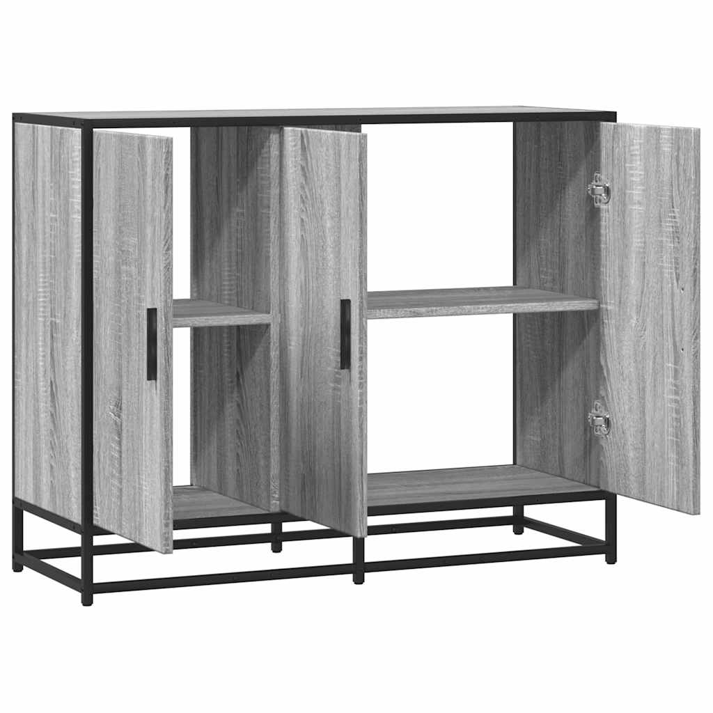 indauja Pilka Sonoma 94x35x76 cm Inžinierinė mediena