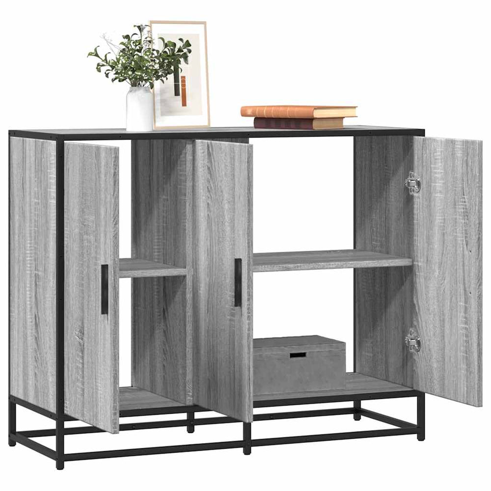 indauja Pilka Sonoma 94x35x76 cm Inžinierinė mediena