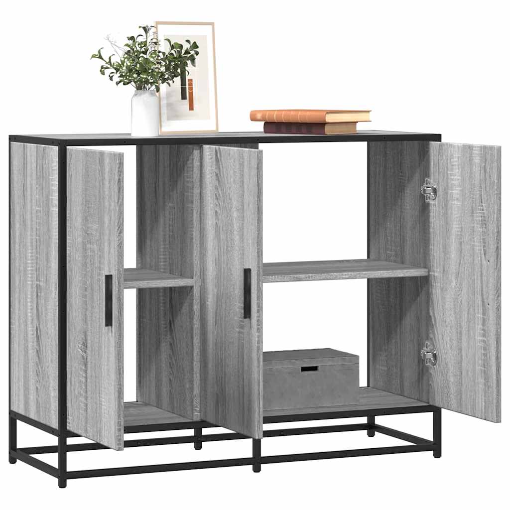 indauja Pilka Sonoma 94x35x76 cm Inžinierinė mediena