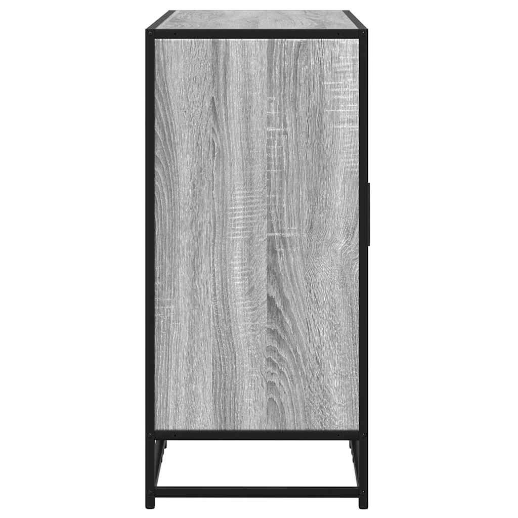 Sānu skapītis, pelēks ozols, 92x35x76 cm, apstrādāta koksne